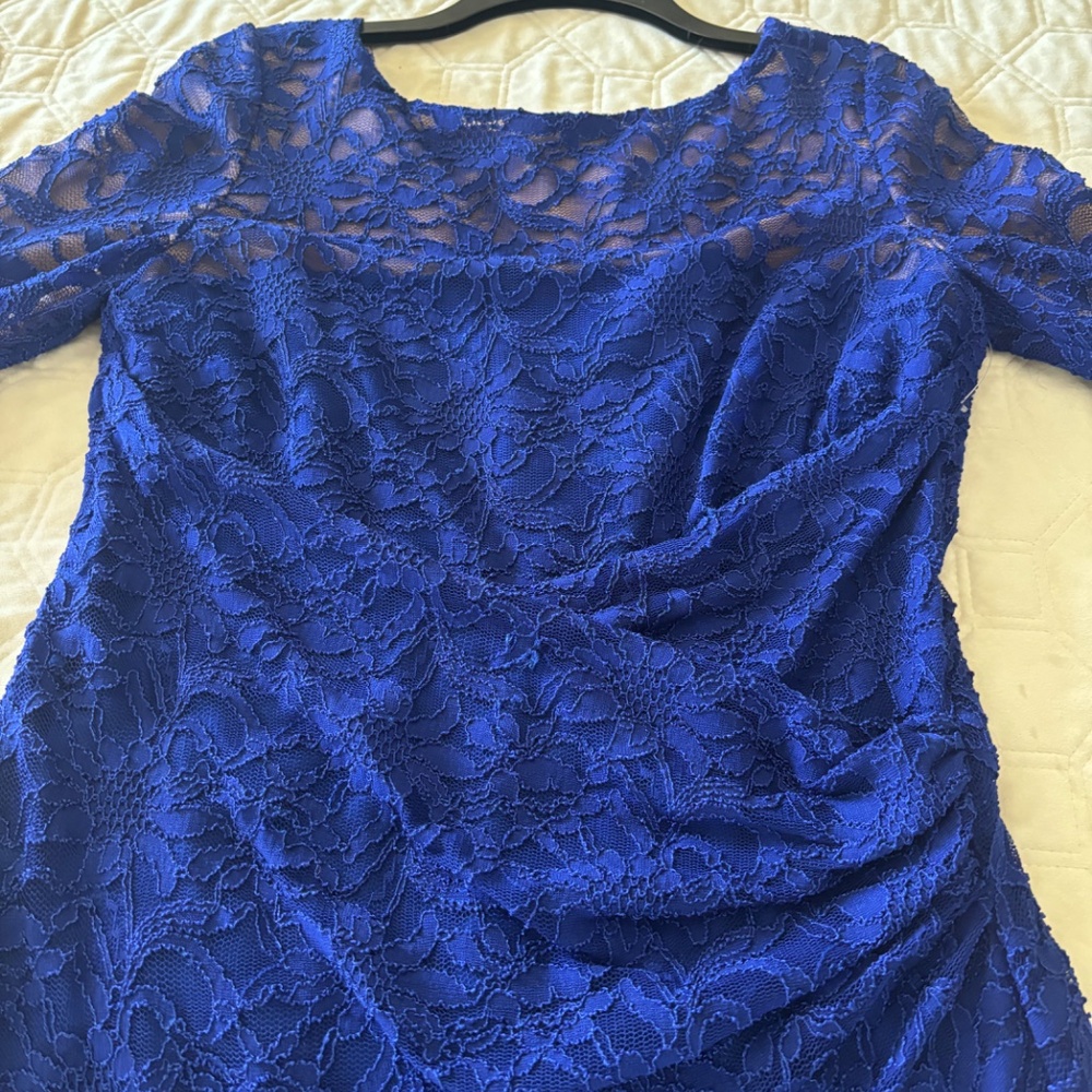 Royal Blue Ralph Lauren dress in size 12 - Picture 4 of 4